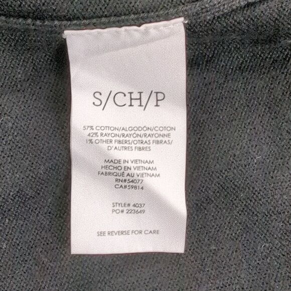 Cabi Sweater Womens Small Gray $4307 Dakota Oversized Color Block Hooded - Picture 6 of 9